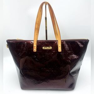 Authentic Louis Vuitton Vernis Amarante Bellevue GM Tote Preloved
